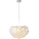 Canada 1 Light 17.72 inch White Chandelier Ceiling Light