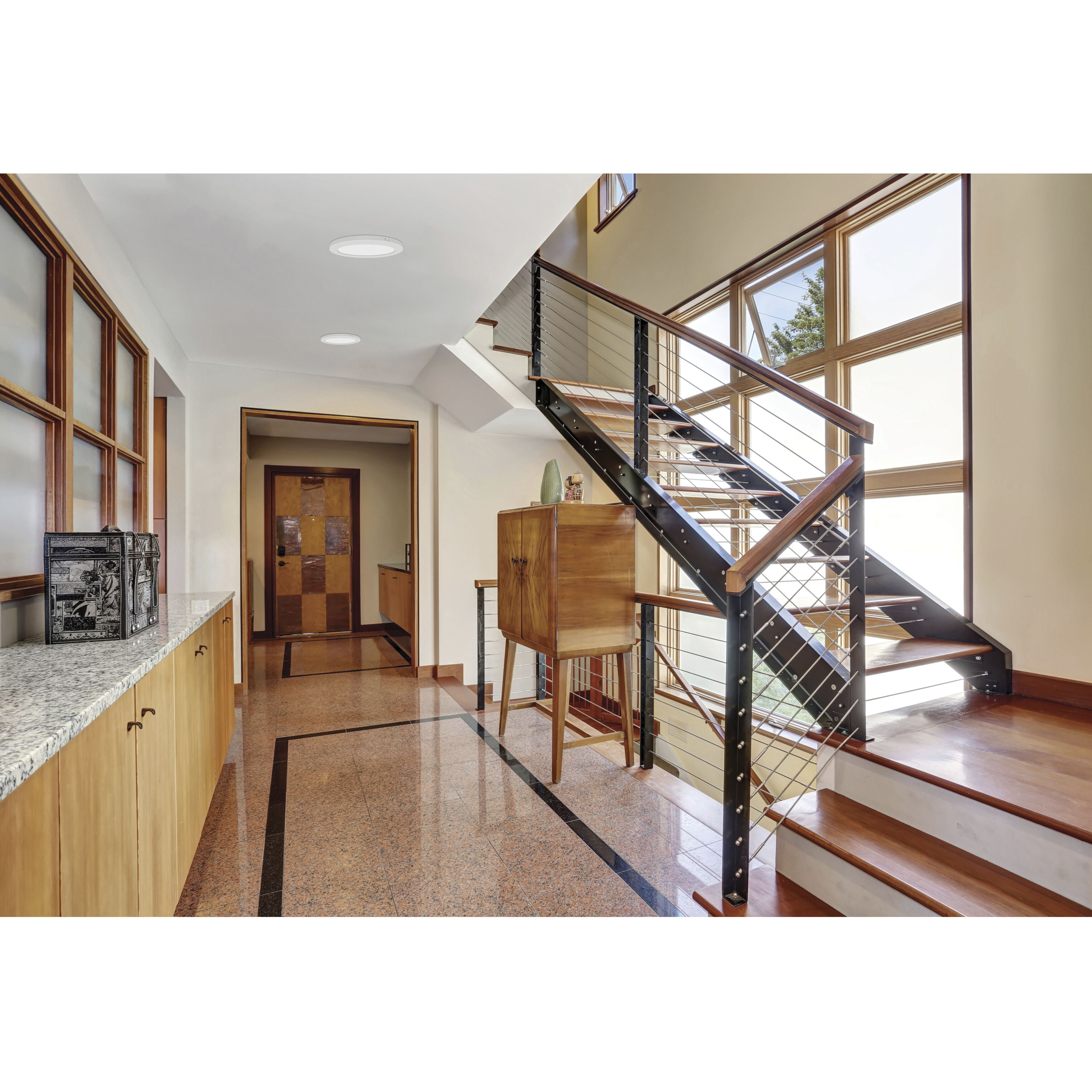 ModPLUS LED 9 inch White Flush Mount Ceiling Light