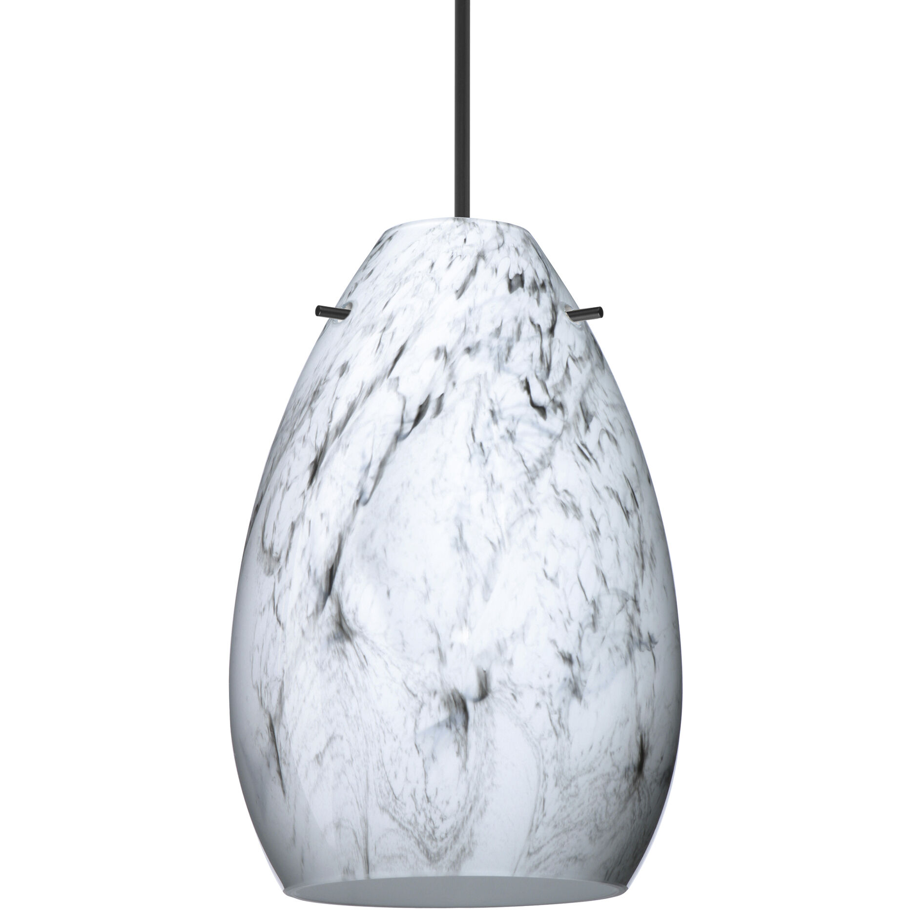 Pera 6 LED Black Cord Pendant Ceiling Light