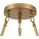 Ivy Lane 6 Light 36 inch Legacy Brass Chandelier Ceiling Light