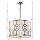 Jennings Pendant Ceiling Light in Polished Nickel