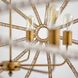 Ava 34 inch Gold Chandelier Ceiling Light