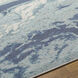 Intense 138 X 98 inch Ice Blue Rug, Rectangle