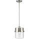 Beckner 1 Light 8 inch Brushed Nickel Pendant Ceiling Light
