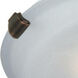 Clip Flush LED 20 inch Brushed Nickel Flush Mount Ceiling Light