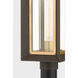 Lowry 1 Light 17 inch Textured Bronze/Patina Brass Post