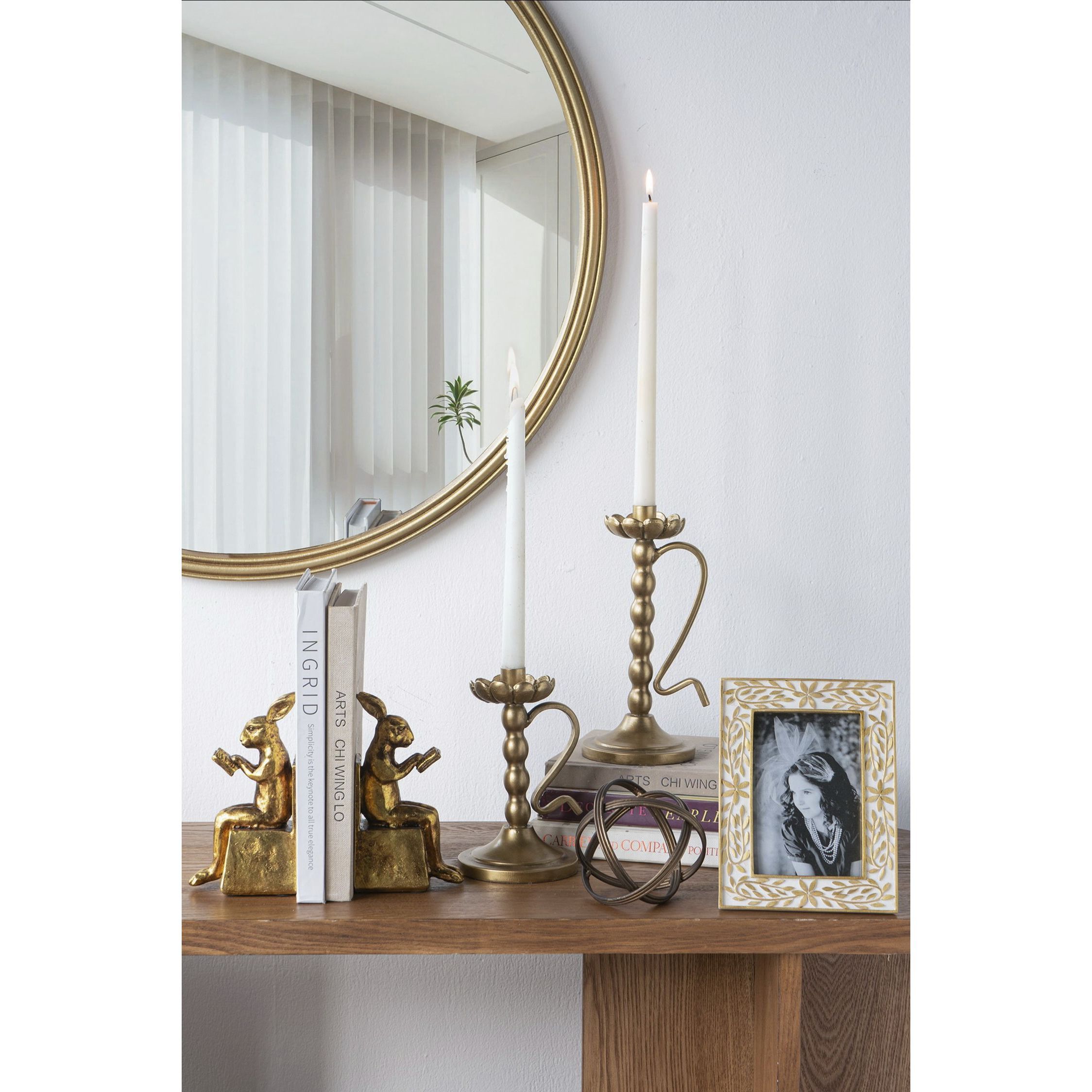 Anita 9.6 X 5.3 inch Candle Holder