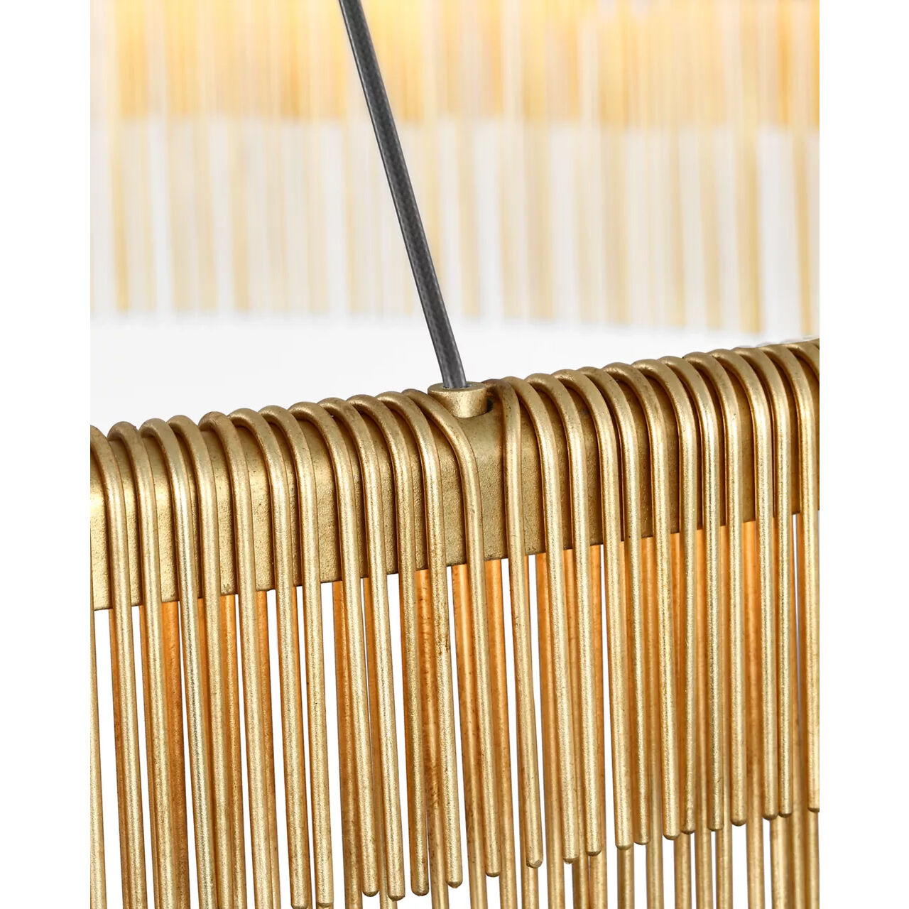 Kelly Wearstler Differo LED 50 inch Gild Layered Ring Chandelier Ceiling Light