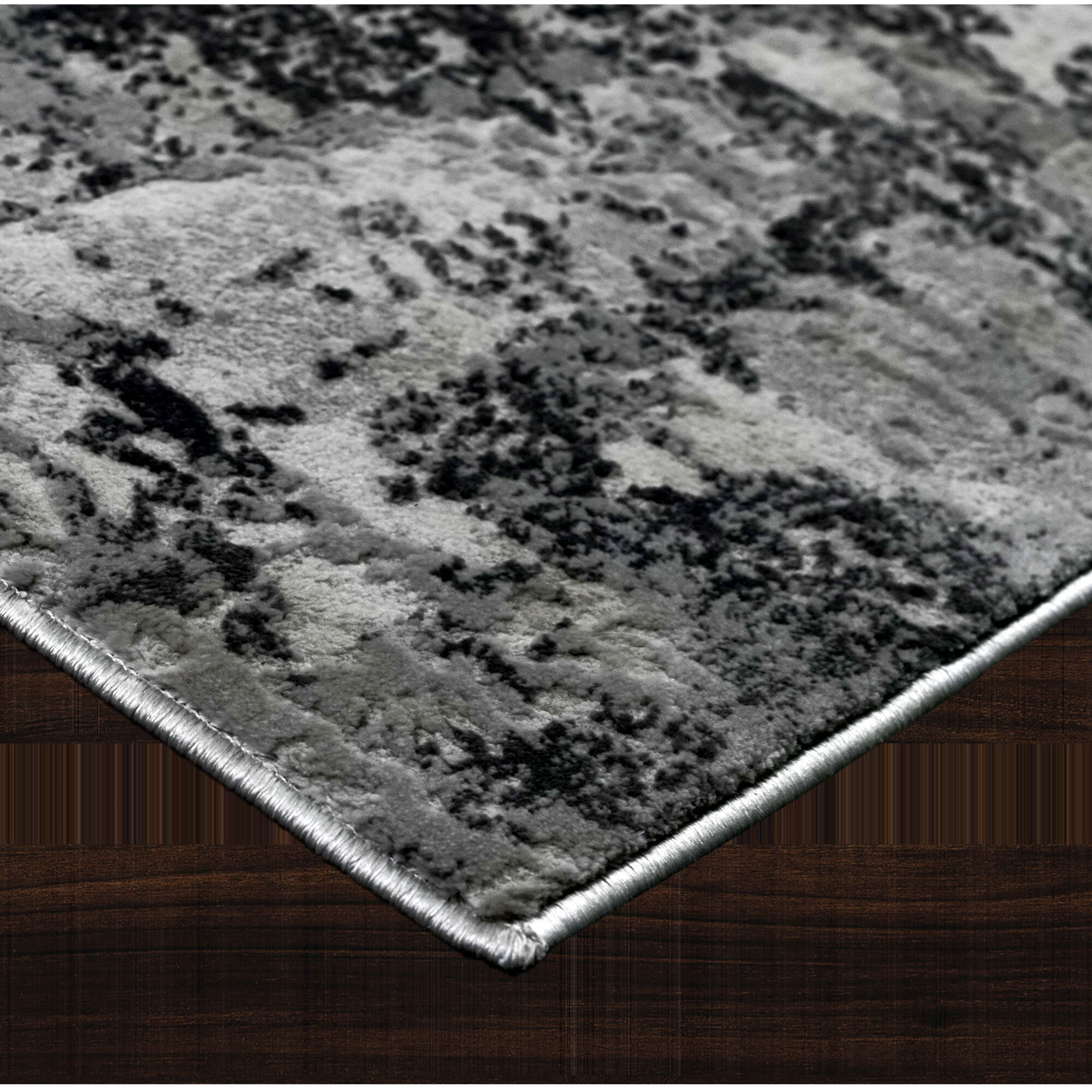 Ariella 120 X 31 inch Grey Indoor Rug, 2’7" x 10’ ft