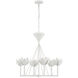 Julie Neill Alberto LED 28.75 inch Plaster White Low Ceiling Chandelier Ceiling Light, Small