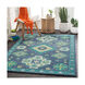 Bonifate 90 X 60 inch Denim/Navy/Teal/Lime/Khaki/Light Gray Rugs, Rectangle