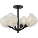 Adelyn 4 Light 22 inch Oil Rubbed Bronze Semi-Flush Mount Ceiling Light