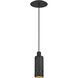 Mick De Giulio Sottile LED Nightshade Black Pendant Ceiling Light, Integrated LED