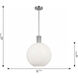 Drew & Jonathan Colewood 1 Light 15.5 inch Brushed Nickel Pendant Ceiling Light, Medium