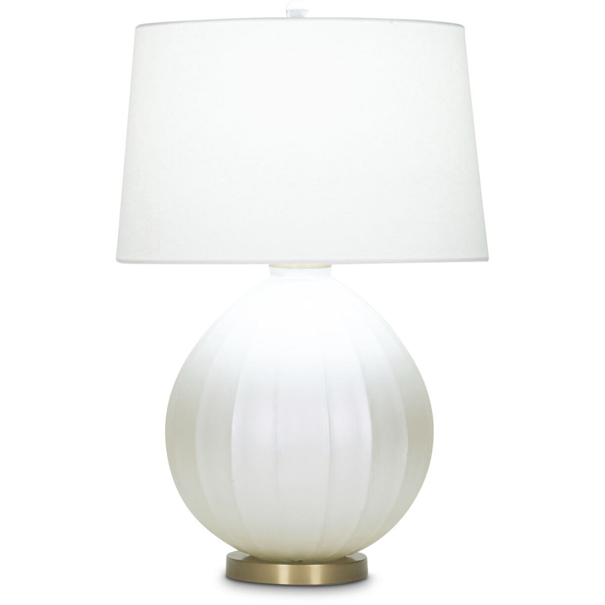 Shelley 26.25 inch 150.00 watt Pearlescent Cream Table Lamp Portable Light in White