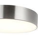 Musa 6.38 inch Brushed Nickel Flush Mount Ceiling Light