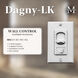 Atlas Dagny - LK 16 inch Matte Black with Barn Wood Tone Blades Rotational Ceiling Fan