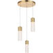 Constellation LED 12 inch Gold Pendant Ceiling Light