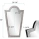 Domitia 44 X 26.25 inch Smokey Mirror