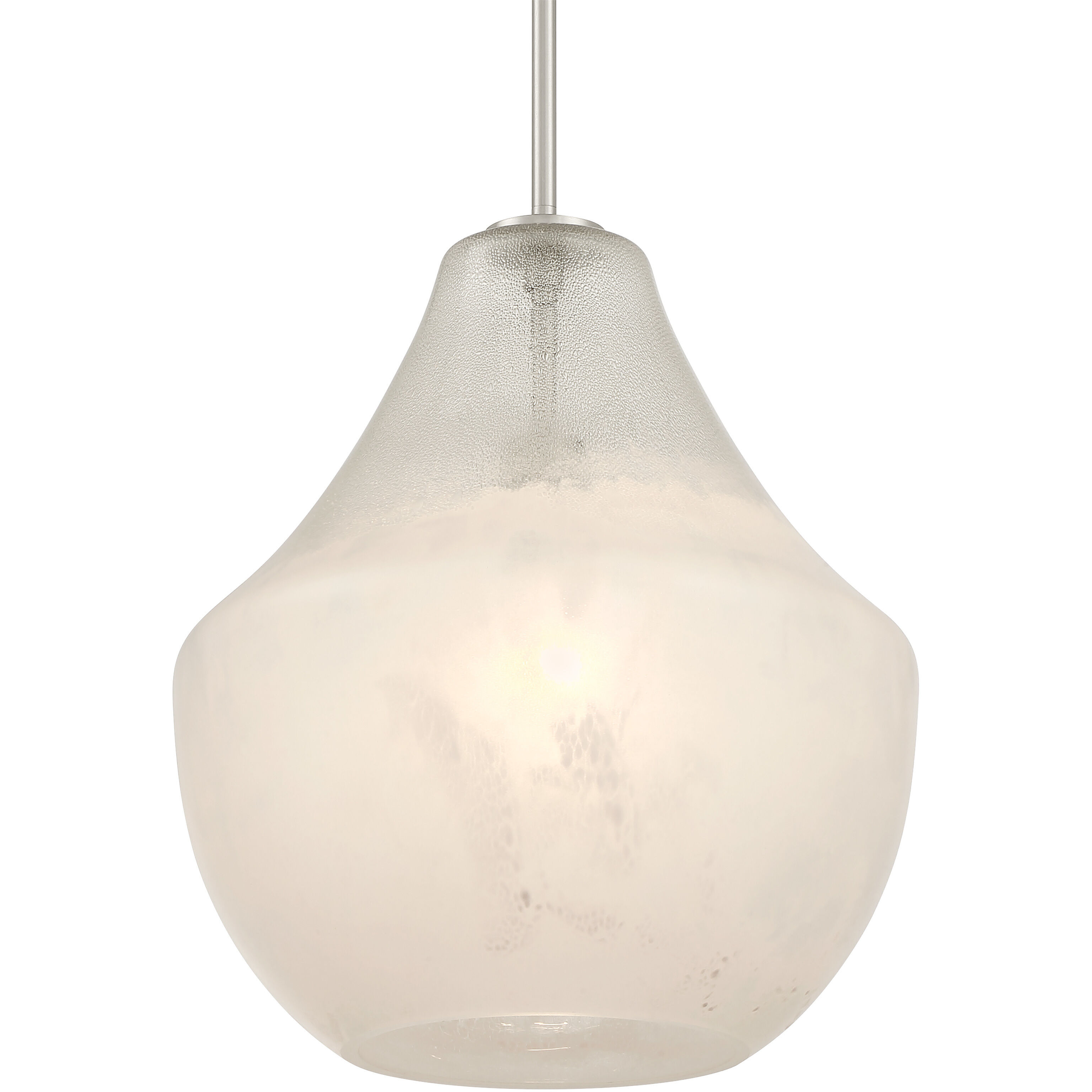 Pacific 1 Light 14 inch Brushed Nickel Pendant Ceiling Light