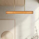 Alora Mood Maris LED 42 inch Brushed Gold Linear Pendant Ceiling Light