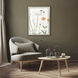 Ephemeral Green and Blue and Multi and Orange Framed Art