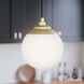 Hepburn 3 Light 7.25 inch Modern Brass Linear Cluster Pendant Ceiling Light, Medium