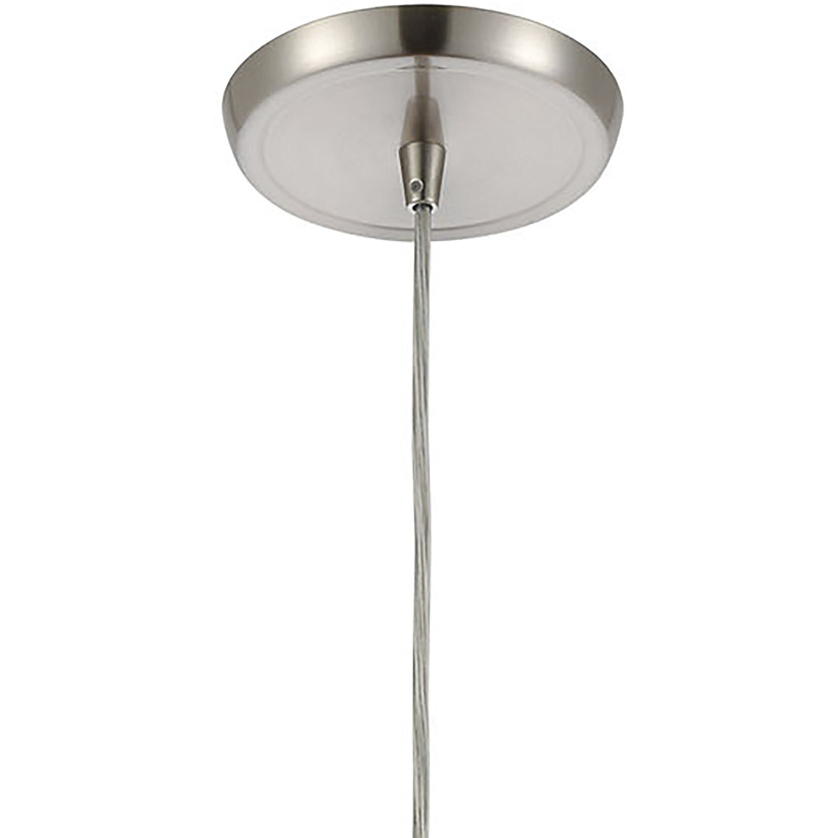 Liz 1 Light 6 inch Satin Nickel Mini Pendant Ceiling Light