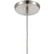 Liz 1 Light 6 inch Satin Nickel Mini Pendant Ceiling Light