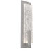 Glacier LED 5 inch Beige Silver Indoor Sconce Wall Light in Metallic Beige Silver, 2700K LED