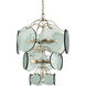 Rovigo 13 Light 20.5 inch Silver Leaf Chandelier Ceiling Light