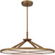 Stiles LED 36 inch Ashen Gold Pendant Ceiling Light
