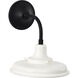 Morris 11.63 inch Black Outdoor Wall Light