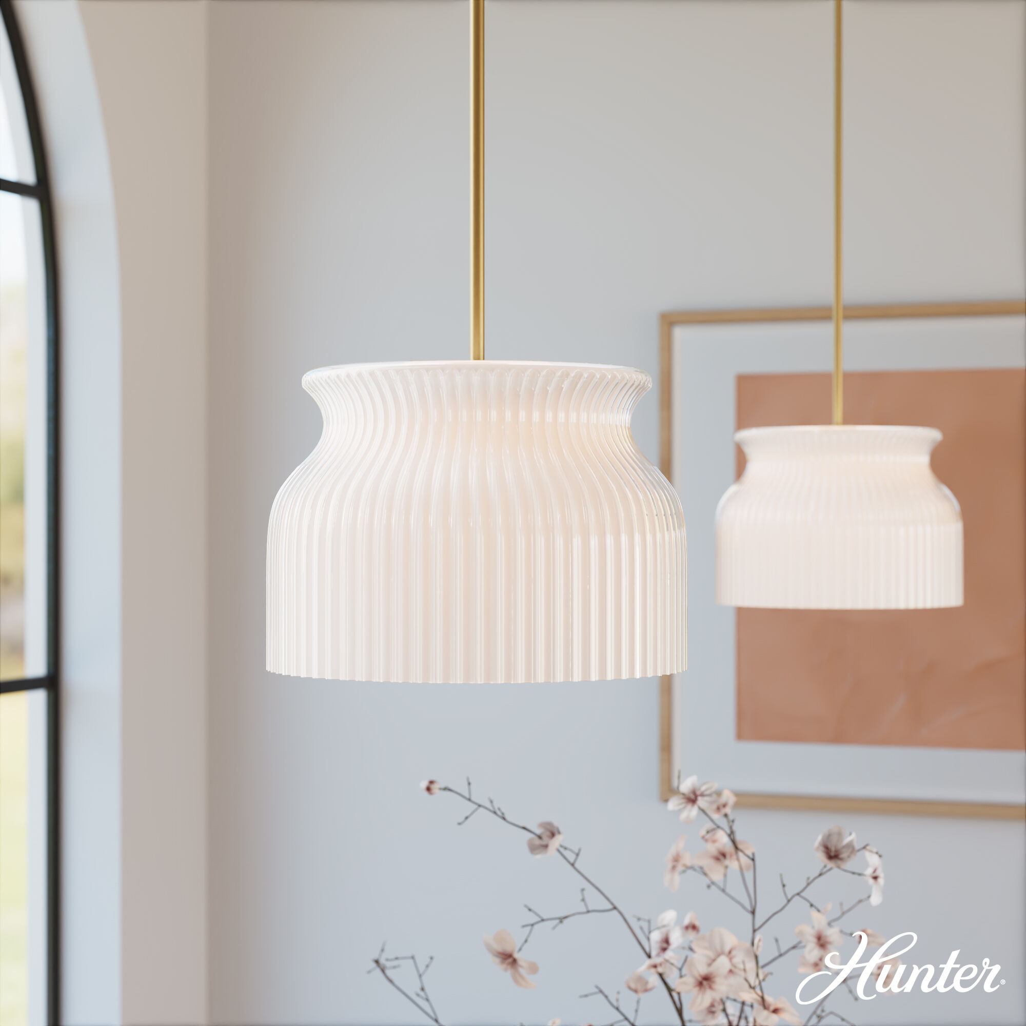 Harlowe 1 Light 14 inch Luxe Gold Pendant Ceiling Light, Medium