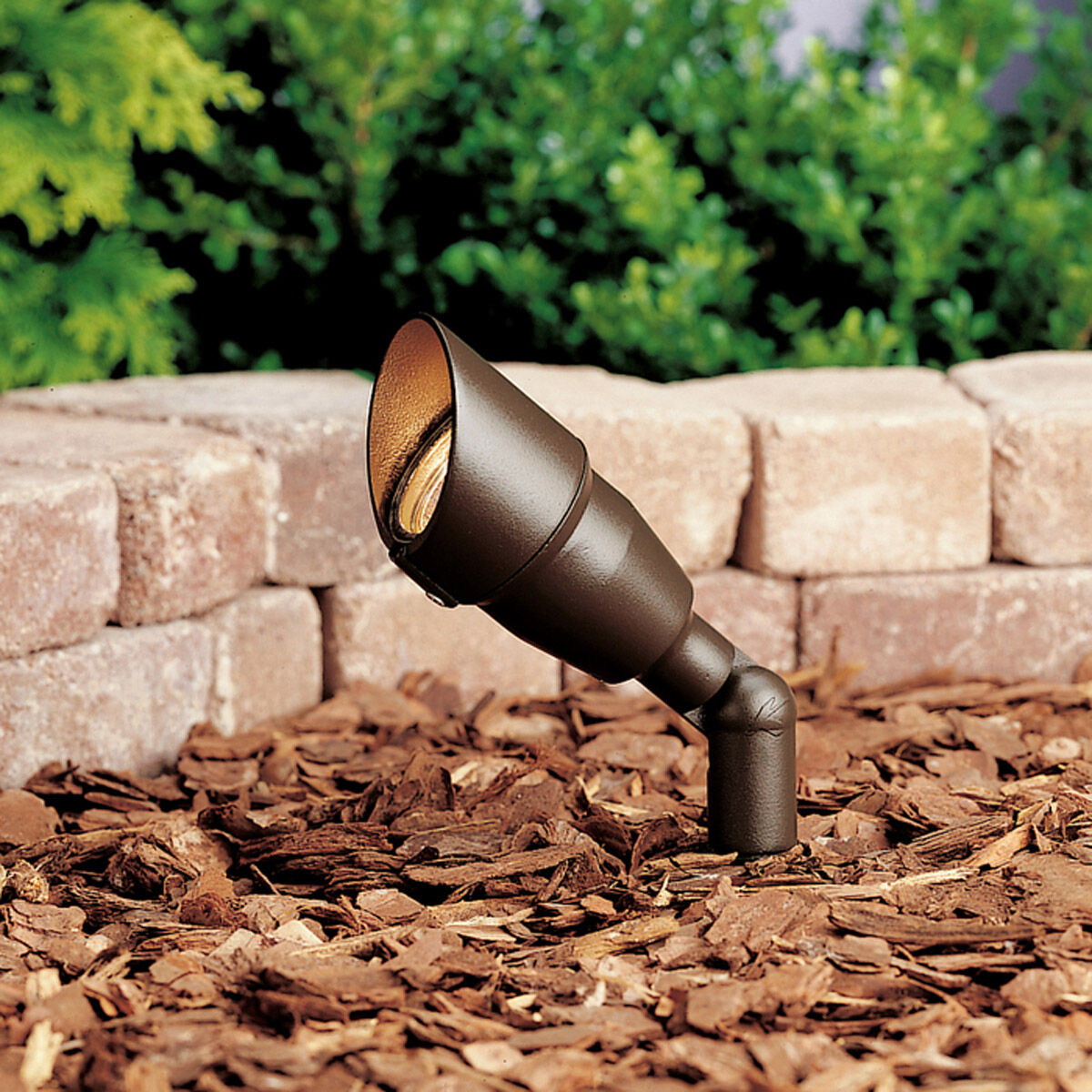 Independence 12 50.00 watt Textured Architectural Bronze Landscape 12V Accent in Incandescent