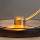 Luna Bella 15 inch 9 watt Weathered Brass Table Lamp Portable Light