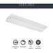 4U Series LED 120 LED Integrated 22 inch Textured White LED Under Cabinet
