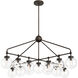 Stella 13 Light 52 inch Dark Bronze Chandelier Ceiling Light