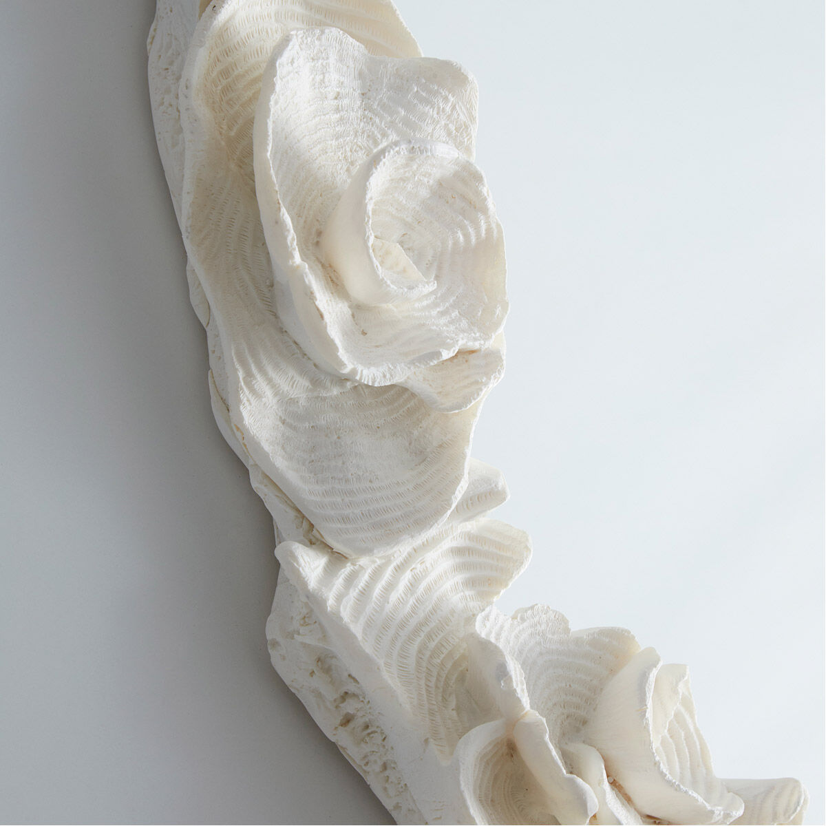 Gardenia 34 X 29 inch White Wall Mirror