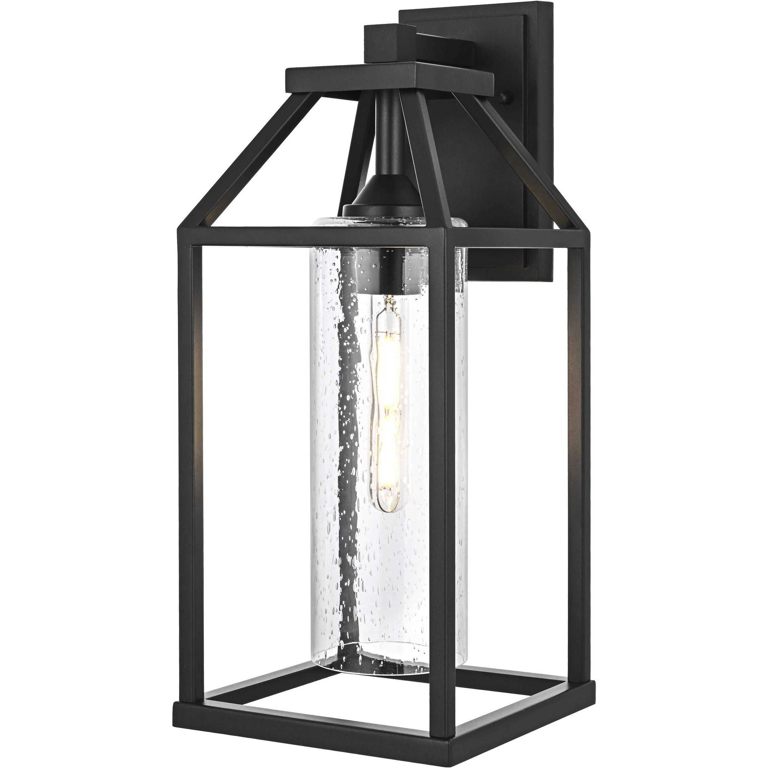 Zora 1 Light 19 inch Black Outdoor Wall Sconce