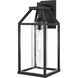 Zora 1 Light 19 inch Black Outdoor Wall Sconce