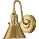 Provence 1 Light 6 inch AGB Bath Light Wall Light in Antique Brass