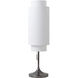Lollipop 31 inch 9 watt Black Nickel Table Lamp Portable Light