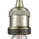 Franklin Restoration Bare Bulb LED 2 inch Antique Brass Mini Pendant Ceiling Light, Franklin Restoration