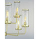 Crosby 9 Light 28 inch Satin Brass Chandelier Ceiling Light