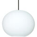 Jordo LED Black Cord Pendant Ceiling Light