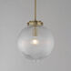 Kasbah 1 Light 11.75 inch Satin Brass Single Pendant Ceiling Light