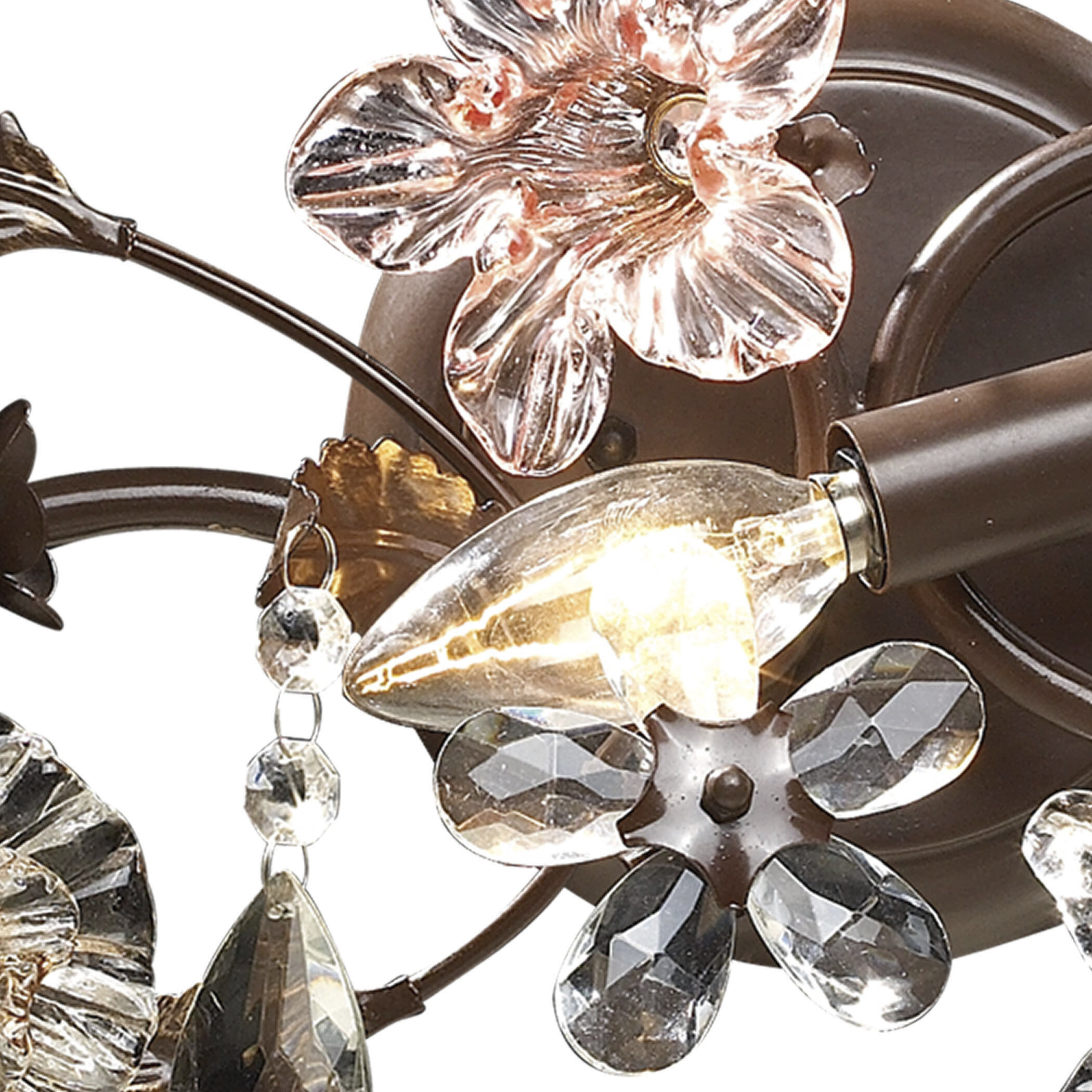 Cristallo Fiore Vanity Light Wall Light