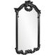 Roman 51 X 32 inch Black Wall Mirror 