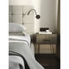 Lucca 15.91 inch Matte Black Interior Reading Light Wall Light